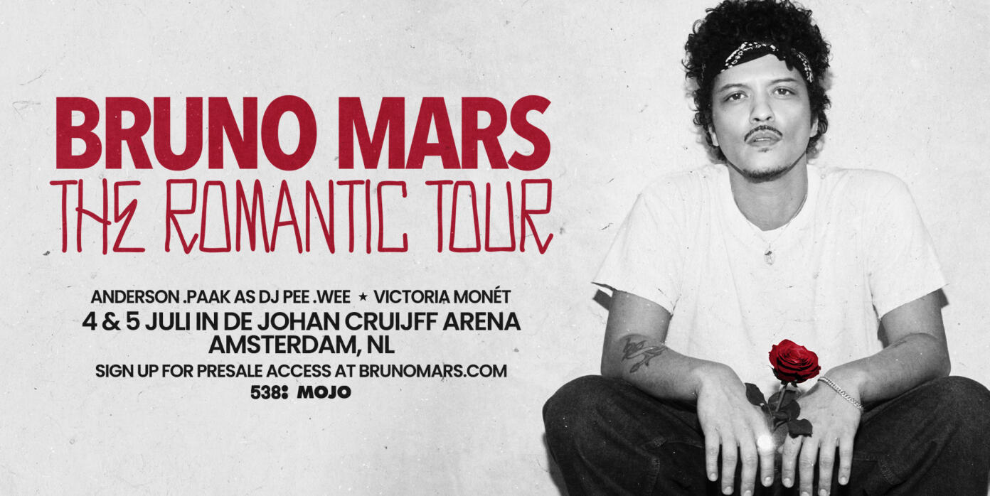 Bruno Mars 2026 Amsterdam 1920x1080 announce