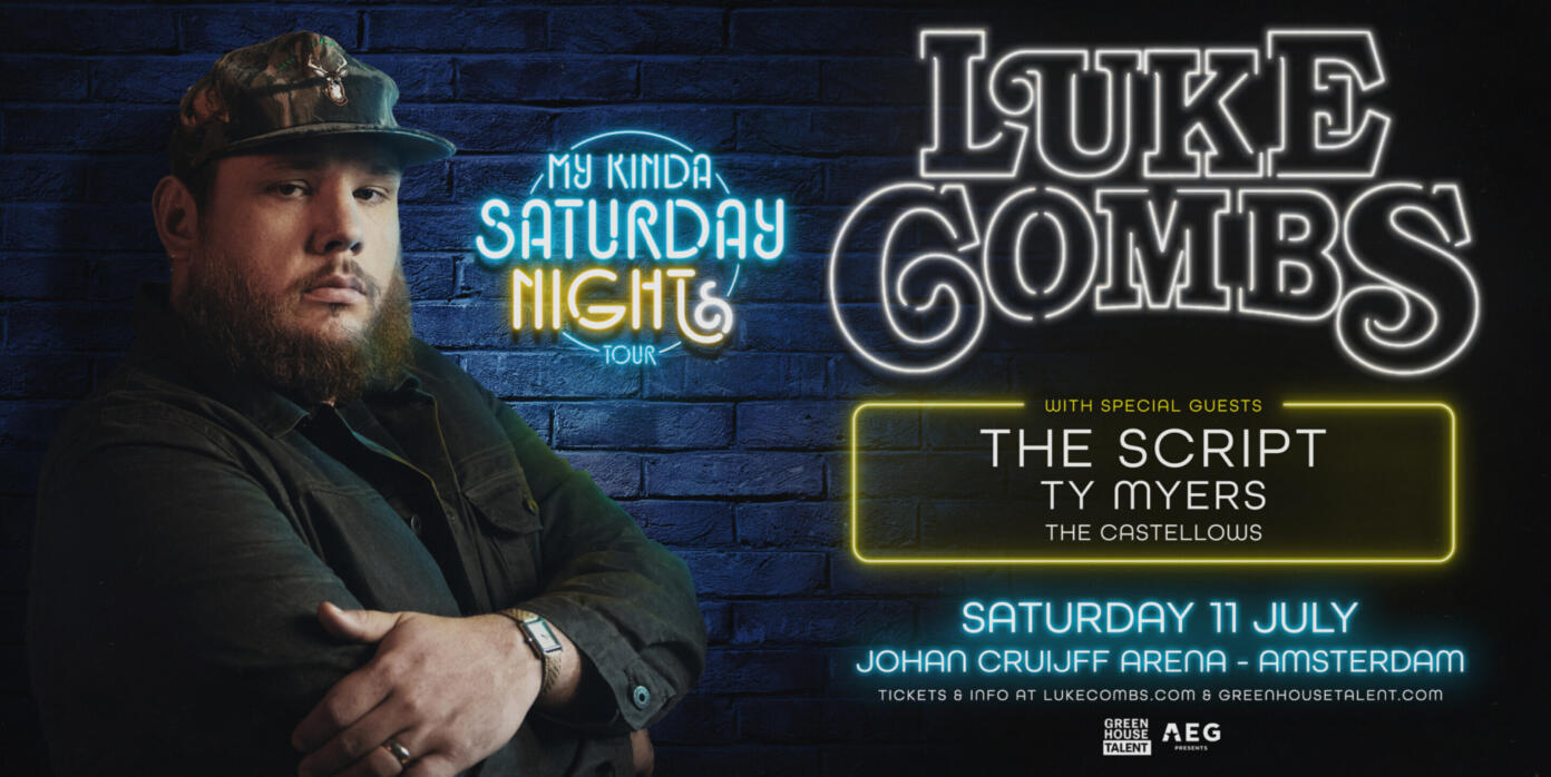 Luke Combs 2026 Horizontal Amsterdam