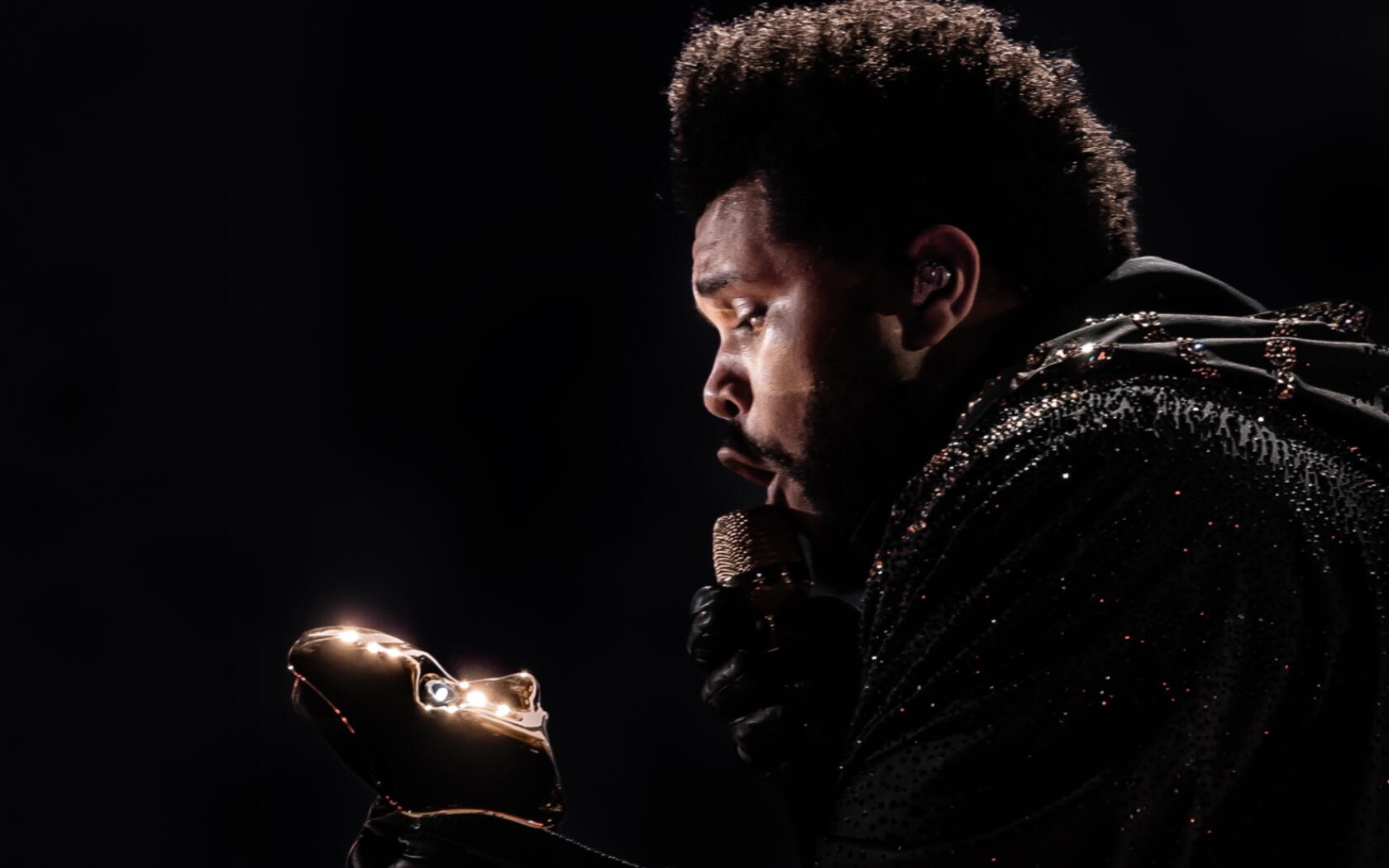 The Weeknd takes the stage at the Johan Cruijff ArenA