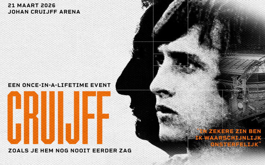 Grootse première voor 'CRUIJFF' in de Johan Cruijff ArenA